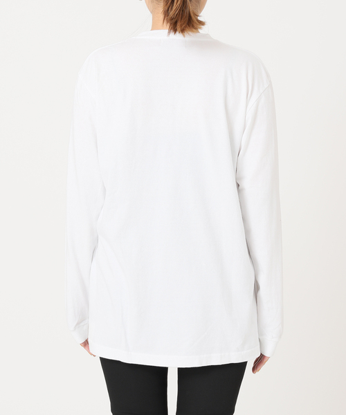 Odub（オーダブ）の「《予約》別注【Odub/オーダブ】LOGO L/S TEE：ロンT（Tシャツ/カットソー・レディース・ホワイト/ブラック/ピンク・FREE）」の22枚目の写真