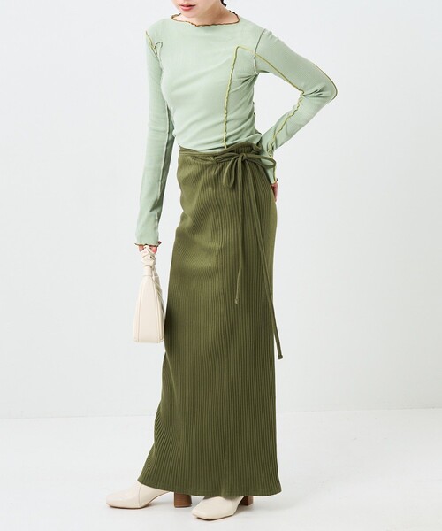 スカート Baserange dande skirt green Baserange dande skirt green - メルカリ