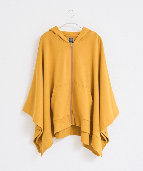 russet（ラシット）の「スウェットポンチョ(O-029)（パーカー・レディース・ブラック/ベージュ/グレー/グリーン/マスタード・FREE）」の5枚目の写真