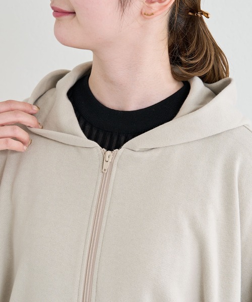 russet（ラシット）の「スウェットポンチョ(O-029)（パーカー・レディース・ブラック/ベージュ/グレー/グリーン/マスタード・FREE）」の17枚目の写真