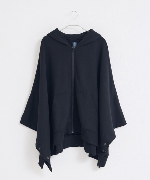 russet（ラシット）の「スウェットポンチョ(O-029)（パーカー・レディース・ブラック/ベージュ/グレー/グリーン/マスタード・FREE）」の8枚目の写真