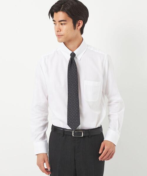 green label relaxing（グリーンレーベルリラクシング）の「＜CANCLINI＞スタンダード タブカラー ドレスシャツ（ビジネスシャツ・メンズ・ホワイト/ライラック/コバルトブルー/ライトブルー・39cm/37cm/38cm/40cm/41cm/42cm/43cm）」の12枚目の写真