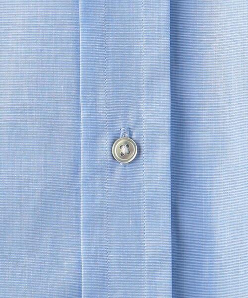green label relaxing（グリーンレーベルリラクシング）の「＜CANCLINI＞スタンダード タブカラー ドレスシャツ（ビジネスシャツ・メンズ・ホワイト/ライラック/コバルトブルー/ライトブルー・39cm/37cm/38cm/40cm/41cm/42cm/43cm）」の19枚目の写真