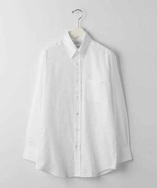 green label relaxing（グリーンレーベルリラクシング）の「＜CANCLINI＞スタンダード タブカラー ドレスシャツ（ビジネスシャツ・メンズ・ホワイト/ライラック/コバルトブルー/ライトブルー・39cm/37cm/38cm/40cm/41cm/42cm/43cm）」の20枚目の写真