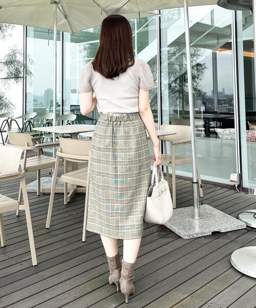 index（インデックス）の「◆【WEB限定アイテム】フェイクファースリーブニット（ニット/セーター・レディース・ブラック/サンドベージュ/オフホワイト・40/38/42/36）」の15枚目の写真