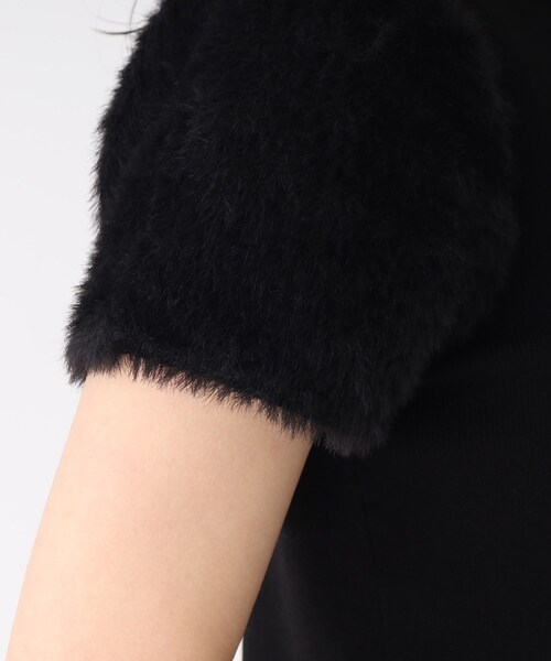 index（インデックス）の「◆【WEB限定アイテム】フェイクファースリーブニット（ニット/セーター・レディース・ブラック/サンドベージュ/オフホワイト・40/38/42/36）」の20枚目の写真