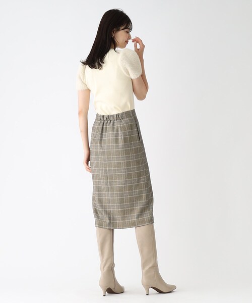 index（インデックス）の「◆【WEB限定アイテム】フェイクファースリーブニット（ニット/セーター・レディース・ブラック/サンドベージュ/オフホワイト・40/38/42/36）」の6枚目の写真