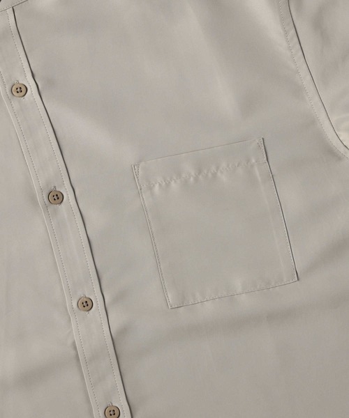 BACK NUMBER(バックナンバー)の「【BACK NUMBER】バンドカラーシャツ(シャツ/ブラウス・メンズ・ライトベージュ/ブラック/グリーン・L/M/XL)」の11枚目の写真