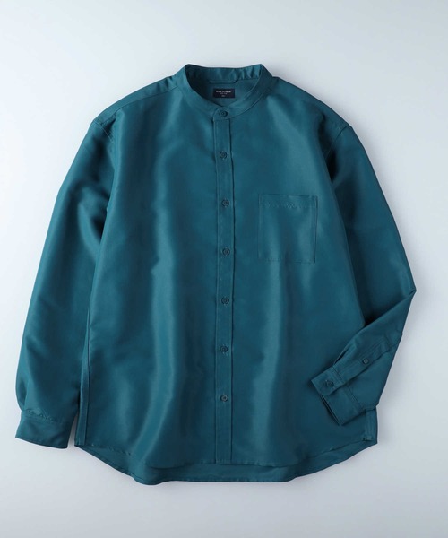 BACK NUMBER(バックナンバー)の「【BACK NUMBER】バンドカラーシャツ(シャツ/ブラウス・メンズ・ライトベージュ/ブラック/グリーン・L/M/XL)」の17枚目の写真