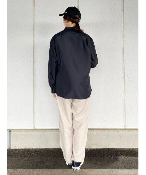 BACK NUMBER(バックナンバー)の「【BACK NUMBER】バンドカラーシャツ(シャツ/ブラウス・メンズ・ライトベージュ/ブラック/グリーン・L/M/XL)」の21枚目の写真