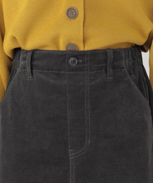 studio CLIP（スタディオクリップ）の「《DAYS》ストレッチコールスカート（スカート・レディース・ブルー/スモーク/キャメル・MEDIUM/LARGE）」の8枚目の写真