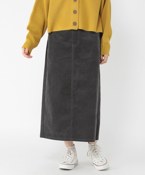 studio CLIP（スタディオクリップ）の「《DAYS》ストレッチコールスカート（スカート・レディース・ブルー/スモーク/キャメル・MEDIUM/LARGE）」の18枚目の写真