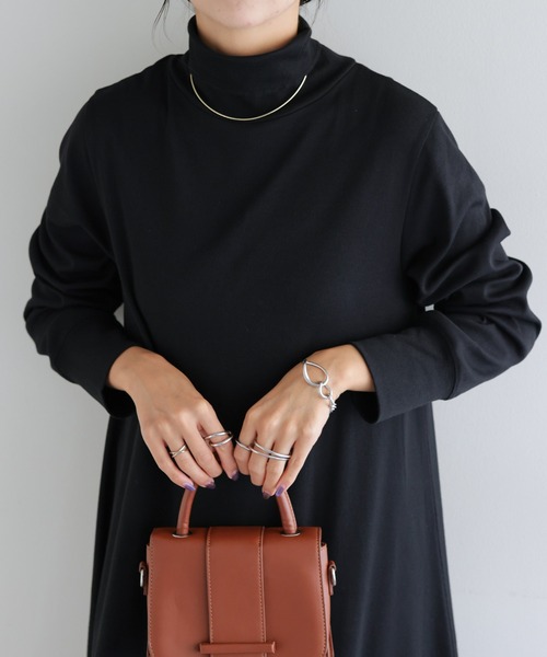 DISCOAT(ディスコート)の「【WEB限定】リブタートルワンピース(ワンピース・レディース・ブラック/ライトグレー/ブラウン・FREE)」の18枚目の写真