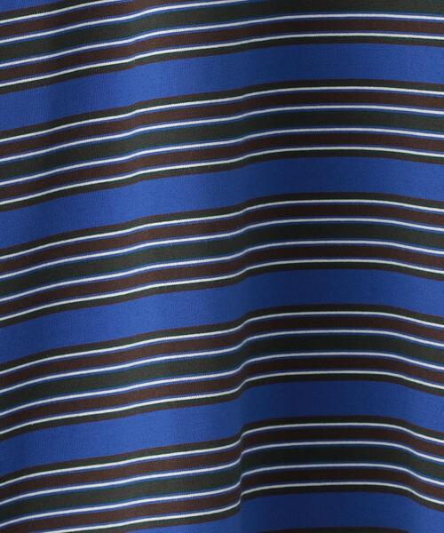 BEAUTY&YOUTH UNITED ARROWS（ビューティーアンドユースユナイテッドアローズ）の「コットン マルチボーダー ロングスリーブ Tシャツ -ウォッシャブル-（Tシャツ/カットソー・レディース・コバルトブルー/ベージュ・FREE）」の17枚目の写真