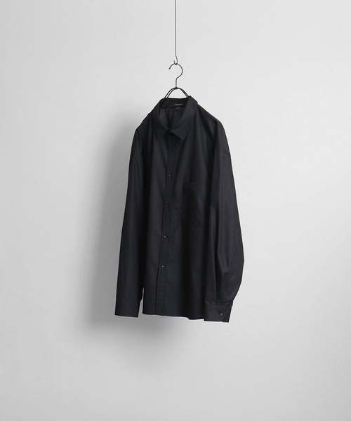 Confirm（コンファーム）の「ルーズベーシックシャツ【Confirm】（シャツ/ブラウス・メンズ・ベージュ/ホワイト/サックスブルー/ブラック・M/L）」の3枚目の写真