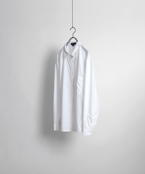 Confirm（コンファーム）の「ルーズベーシックシャツ【Confirm】（シャツ/ブラウス・メンズ・ベージュ/ホワイト/サックスブルー/ブラック・M/L）」の14枚目の写真