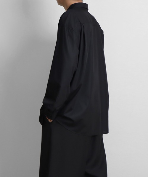 Confirm（コンファーム）の「ルーズベーシックシャツ【Confirm】（シャツ/ブラウス・メンズ・ベージュ/ホワイト/サックスブルー/ブラック・M/L）」の13枚目の写真