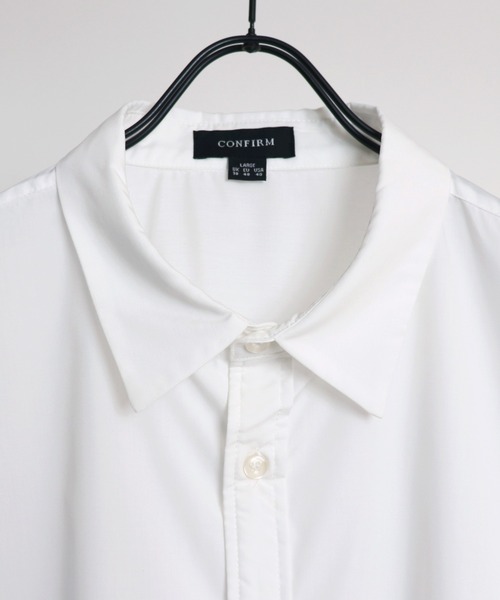 Confirm（コンファーム）の「ルーズベーシックシャツ【Confirm】（シャツ/ブラウス・メンズ・ベージュ/ホワイト/サックスブルー/ブラック・M/L）」の18枚目の写真