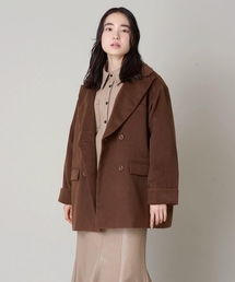 A de a.v.v | ビッグシルエットフェイクウールコート(チェスターコート)