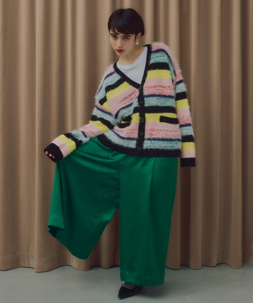 manana suerte（マニャーナスエルテ）の「マルチカラーボーダーカーディガン（ニット/セーター・レディース・その他1/その他2・FREE）」の22枚目の写真