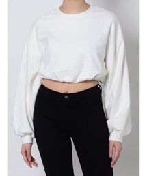 EMODA | ウエストギャザーショートスウェット(スウェット)
