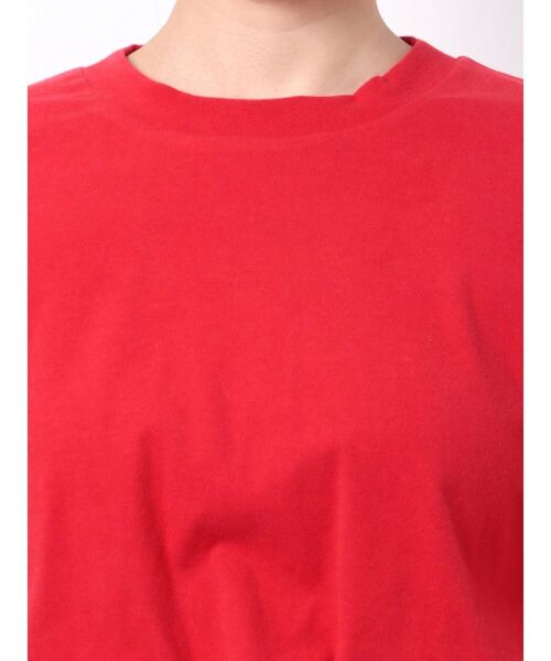 EMODA（エモダ）の「ウエストギャザーショートスウェット（スウェット・レディース・ブラック/ホワイト/レッド・FREE）」の5枚目の写真