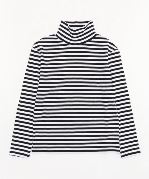 Figments(フィグメンツ)の「ボーダーハイネックロンT(Tシャツ/カットソー・レディース・ホワイト・FREE)」の17枚目の写真