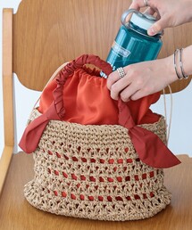 Ray BEAMS | Ray BEAMS / ペーパー 編み バッグ(かごバッグ)