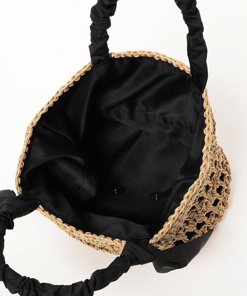 Ray BEAMS（レイビームス）の「Ray BEAMS / ペーパー 編み バッグ（かごバッグ・レディース・ブラック/オレンジ系その他6・ONE SIZE）」の19枚目の写真