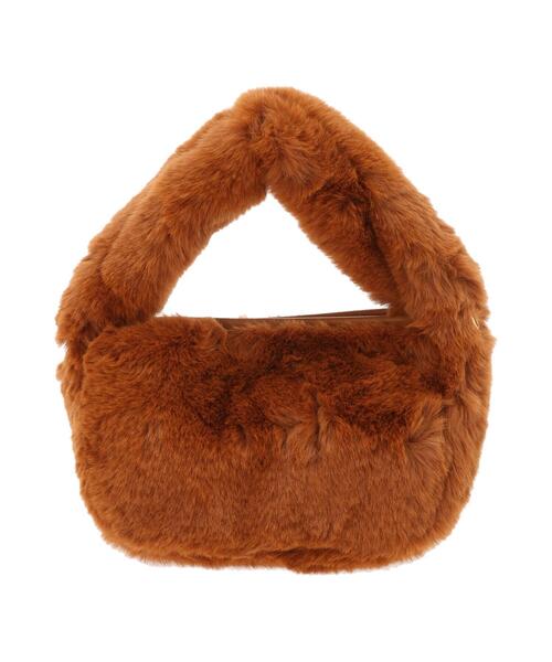 Lugnoncure（ルノンキュール）の「ファーバッグ（ハンドバッグ・レディース・ブラウン/グレー・ﾌﾘ-）」の10枚目の写真