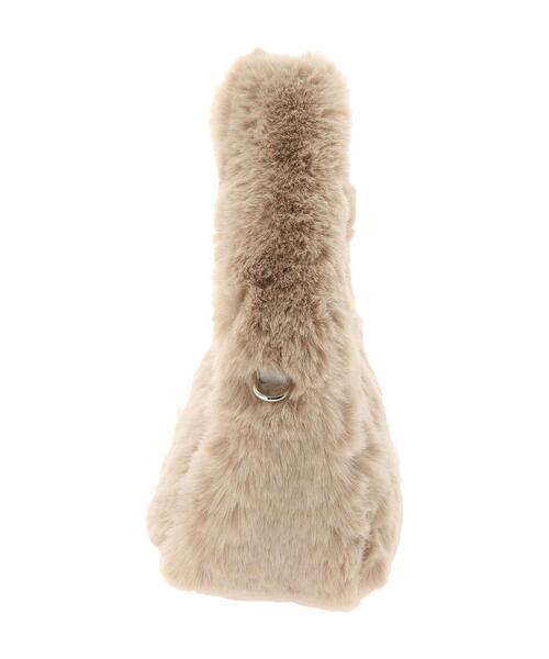 Lugnoncure（ルノンキュール）の「ファーバッグ（ハンドバッグ・レディース・ブラウン/グレー・ﾌﾘ-）」の13枚目の写真