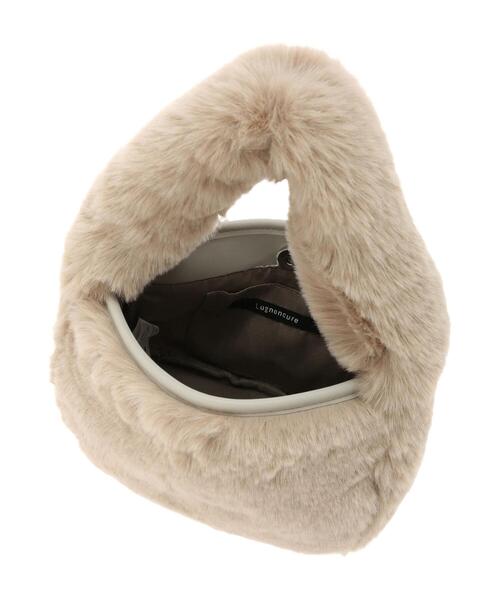 Lugnoncure（ルノンキュール）の「ファーバッグ（ハンドバッグ・レディース・ブラウン/グレー・ﾌﾘ-）」の16枚目の写真