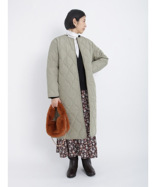 Lugnoncure（ルノンキュール）の「ファーバッグ（ハンドバッグ・レディース・ブラウン/グレー・ﾌﾘ-）」の4枚目の写真