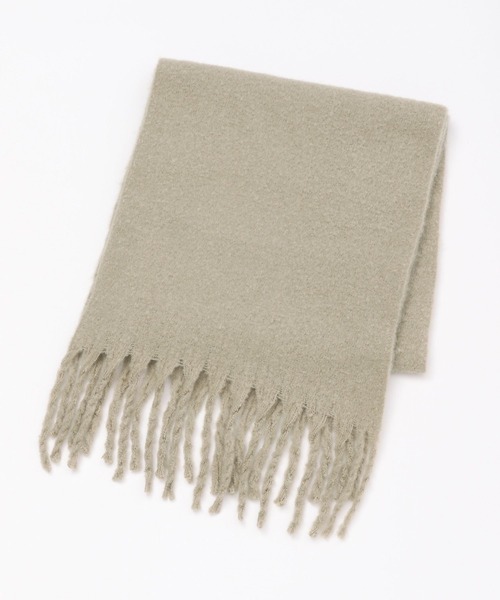 Andemiu（アンデミュウ）の「【WEB限定カラー/ライム】ウォッシャブルシャギーストール176922（ストール/ショール・レディース・アッシュグレー/ライム/オレンジ/アイボリー・FREE）」の9枚目の写真