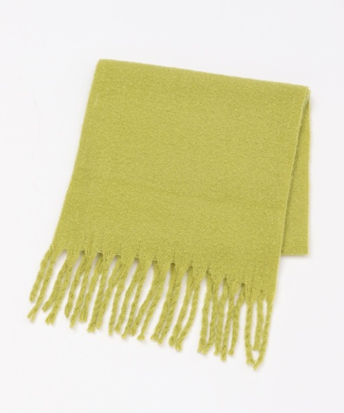 Andemiu（アンデミュウ）の「【WEB限定カラー/ライム】ウォッシャブルシャギーストール176922（ストール/ショール・レディース・アッシュグレー/ライム/オレンジ/アイボリー・FREE）」の11枚目の写真
