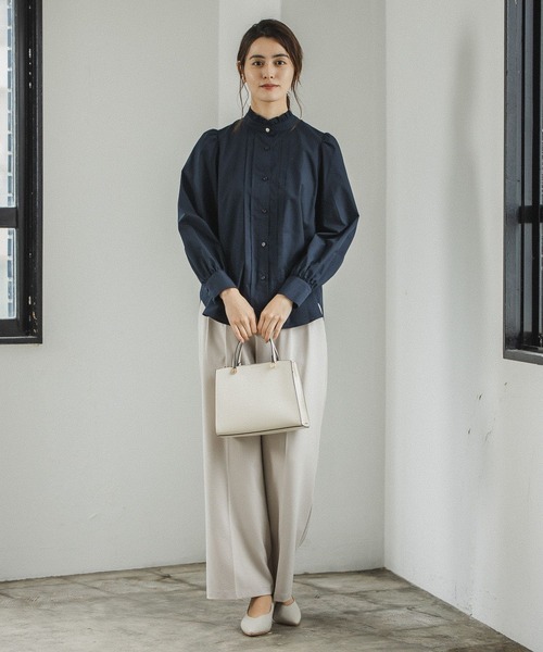 LEPSIM（レプシィム）の「フリルスタンドブラウス 171570（シャツ