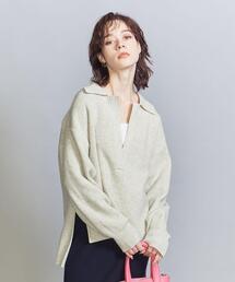 BEAUTY&YOUTH UNITED ARROWS | スキッパーニット ロングスリーブ プルオーバー(ニット/セーター)