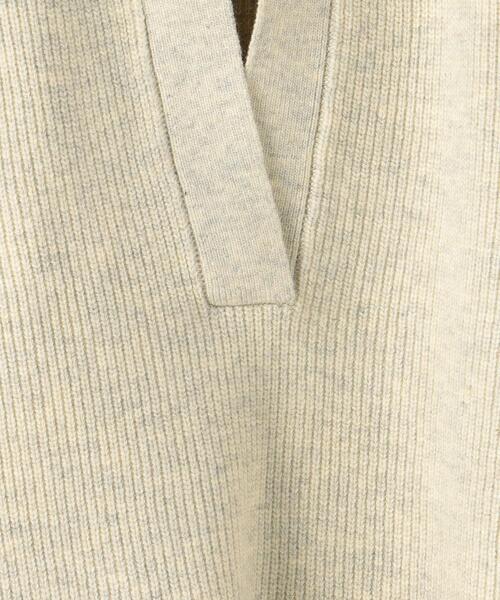 BEAUTY&YOUTH UNITED ARROWS（ビューティーアンドユースユナイテッドアローズ）の「スキッパーニット ロングスリーブ プルオーバー（ニット/セーター・レディース・オレンジ/ダークグレー/ナチュラル・FREE）」の22枚目の写真