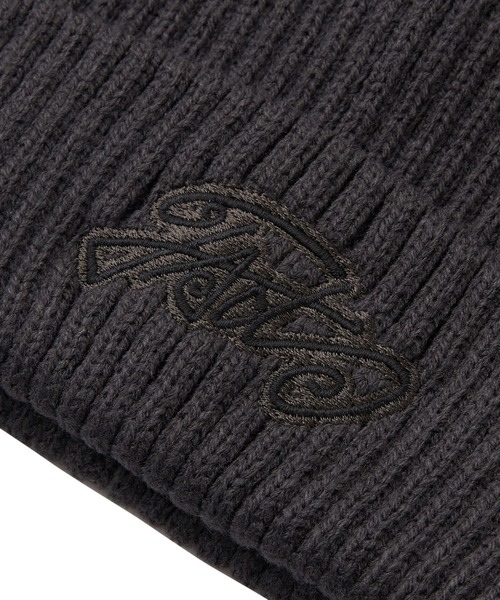 WHO'S WHO gallery(フーズフーギャラリー)の「COOPER FACTタギングリブビーニー(ニットキャップ/ビーニー・メンズ・ベージュ/チャコールグレー/ブラック・FREE)」の7枚目の写真