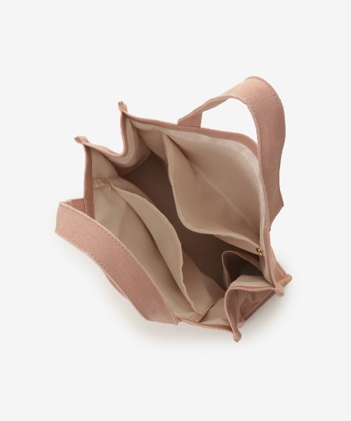 & chouette（アンドシュエット）の「キャンバストートバッグ（トートバッグ・レディース・ブラック/ダークブルー/グレイッシュベージュ/オフホワイト/イエロー/ラベンダー/ミント/ピンク・FREE）」の14枚目の写真