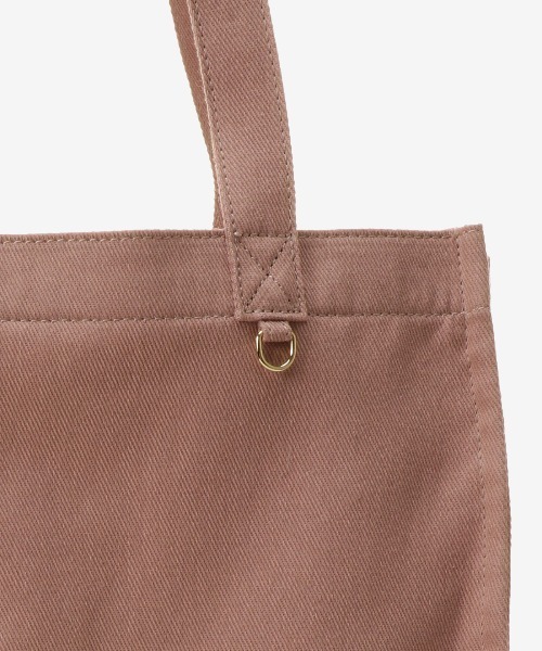 & chouette（アンドシュエット）の「キャンバストートバッグ（トートバッグ・レディース・ブラック/ダークブルー/グレイッシュベージュ/オフホワイト/イエロー/ラベンダー/ミント/ピンク・FREE）」の17枚目の写真