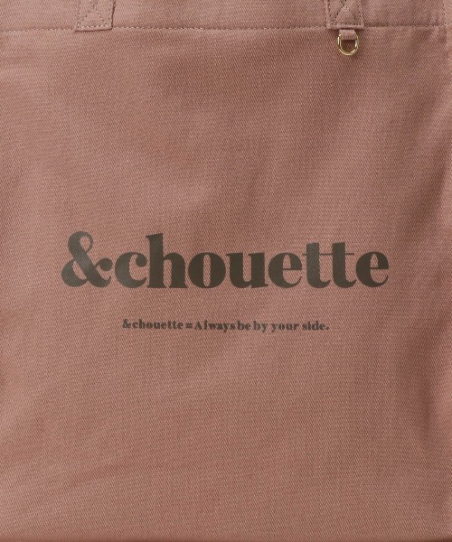 & chouette（アンドシュエット）の「キャンバストートバッグ（トートバッグ・レディース・ブラック/ダークブルー/グレイッシュベージュ/オフホワイト/イエロー/ラベンダー/ミント/ピンク・FREE）」の15枚目の写真