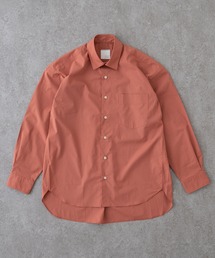 BRICK & SONS | リラックスバックプリーツシャツ＜テラコッタ＞(シャツ/ブラウス)