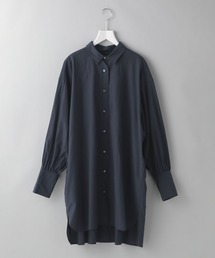 【e/rm】スリットロングシャツ