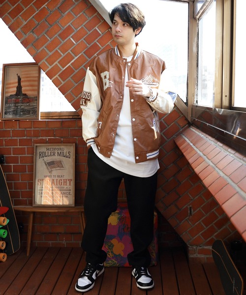 8(eight)(エイト)の「PUレザースタジャン(スタジャン・メンズ・ブラック/ブラウン/グリーン・MEDIUM/LARGE/X-LARGE/XX-LARGE)」の15枚目の写真