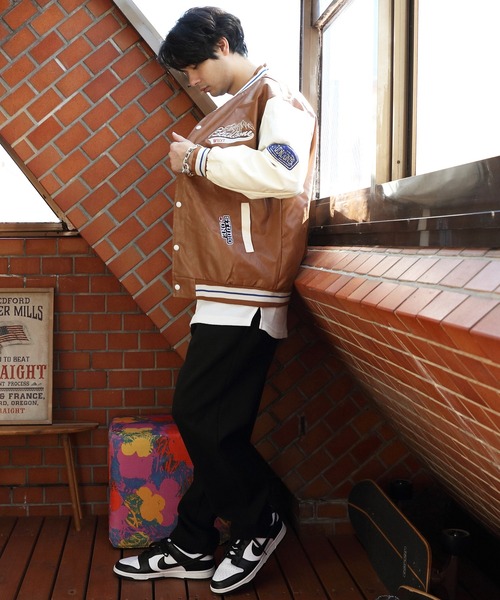 8(eight)(エイト)の「PUレザースタジャン(スタジャン・メンズ・ブラック/ブラウン/グリーン・MEDIUM/LARGE/X-LARGE/XX-LARGE)」の18枚目の写真