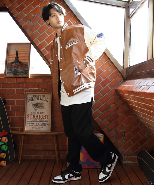 8(eight)(エイト)の「PUレザースタジャン(スタジャン・メンズ・ブラック/ブラウン/グリーン・MEDIUM/LARGE/X-LARGE/XX-LARGE)」の20枚目の写真