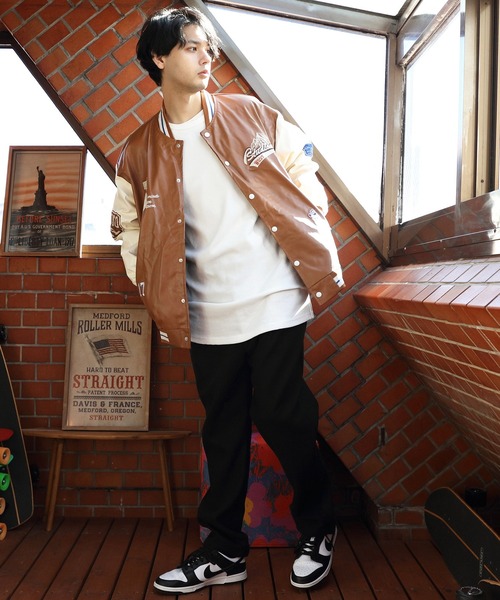 8(eight)(エイト)の「PUレザースタジャン(スタジャン・メンズ・ブラック/ブラウン/グリーン・MEDIUM/LARGE/X-LARGE/XX-LARGE)」の21枚目の写真