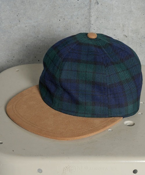 JACKSON MATISSE(ジャクソンマティス)の「【JACKSON MATISSE/ジャクソンマティス】Plaid ICON Cap(キャップ・メンズ・ブラック系その他/グリーン系その他・FREE)」の2枚目の写真