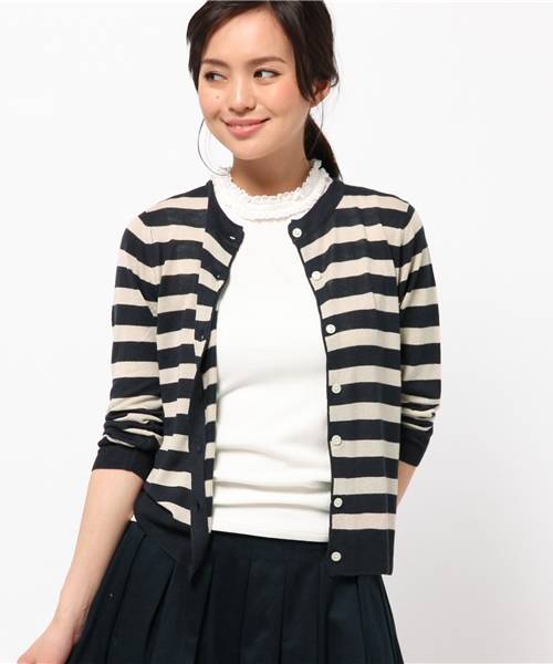 B:MING by BEAMS（ビーミングバイビームス）の「ビーミング by ビームス / 接触冷感カーディガン（カーディガン/ボレロ・レディース・ホワイト/ベージュ/レッド/ネイビー・ONE SIZE）」の3枚目の写真